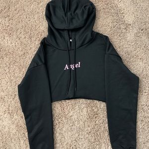 “Angel” Cropped Hoodie